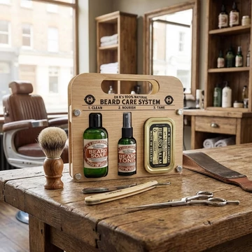 Dr K Beard Care System Cool Mint szakállápoló szett