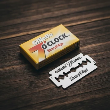 Gillette 7 O'Clock Yellow DE Blades borotvapenge (5db/csom.)