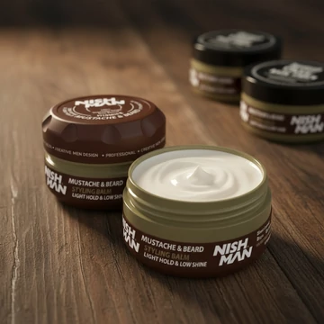 Nish Man Beard & Mustache bajusz és szakáll balzsam 100ml