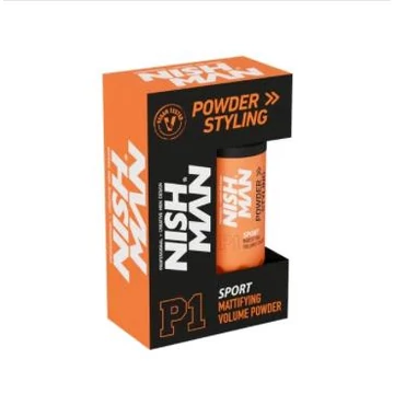 Nish Man Mattifying Volume (P1 Sport) hajformázó por 20g