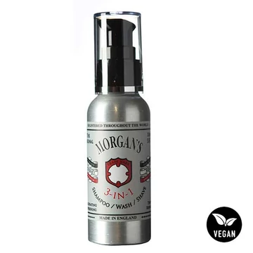 Morgan&#039;s 3 az 1-ben sampon, tusfürdő, borotválkozási folyadék 100ml
