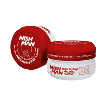 Nish Man hajformázó Aqua Gel Wax (B3) Flaming 150ml