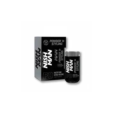 Nish Man Mattifying Extra Volume Powder Light Control (P0) hajformázó por 20 g