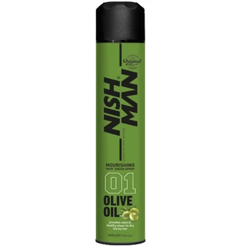 Nish Man Olive Oil tápláló hajfény spray 400ml
