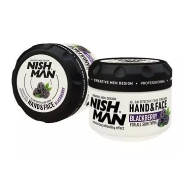 Nish Man Hand &amp; Face Cream Blackberry kéz- és arckrém 300ml
