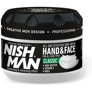 Nish Man Hand &amp; Face Cream Classic kéz- és arckrém 300ml
