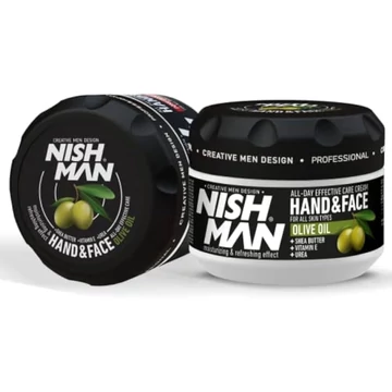 Nish Man Hand &amp; Face Cream Olive Oil kéz- és arckrém 300ml

