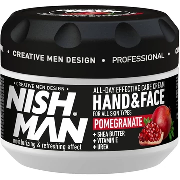 Nish Man Hand &amp; Face Cream Pomegranate kéz- és arckrém 300ml
