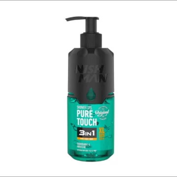 Nish Man Shower Gel 3in1 Pure Touch tusfűrdő 480ml
