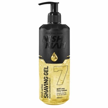 Nish Man Fresh Active (Gold One) borotvagél 400ml
