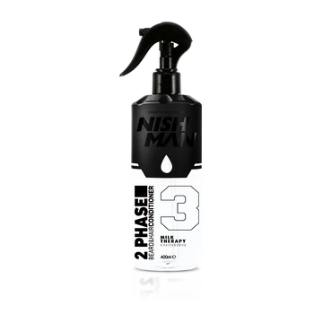 Nish Man 2 Phase szakáll és haj kondicionáló Milk Therapy 400ml 
