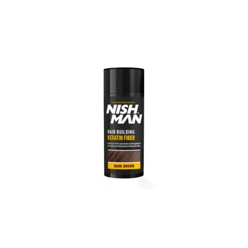 Nish Man Keratin Fiber dúsító és színező hatású folt kitöltő rostok (barna) 20g
