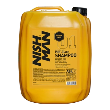 Nish Man Pro-Hair Keratin Complex sampon 5000ml (szalon kiszerelés)