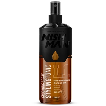 Nish Man Grooming Spray Styling Tonic hajformázó tonik 200ml