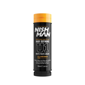 Nish Man Hair Defining Matte Paste Argan Strong Hold (U1) hajformázó 100ml
