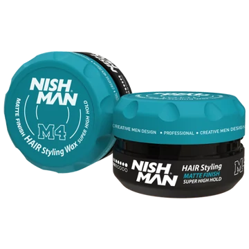 Nish Man hajformázó (M4) Matte Super Hold Wax 100ml