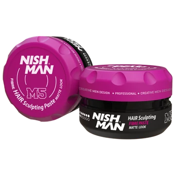 Nish Man hajformázó (M5) Fibre Hair Sculpting Matte Paste 100ml
