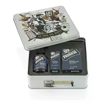 Proraso Vintage Beard Gift Tin (Azur Lime) ajándékszett
