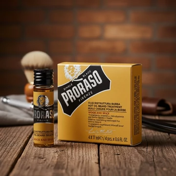 Proraso Beard Hot Oil Treatment Wood & Spice kezelés (4 x17ml)