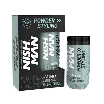 Nish Man Mattifying Volume (X5 Sea Salt) hajformázó por 20g