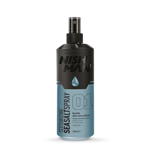 Sós hajformázó spray (01) Nishman Texturizing Sea Salt Spray 200 ml