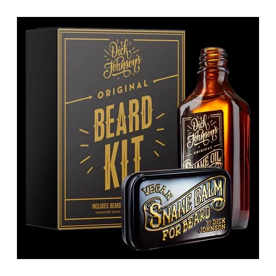 Dick Johnson Beard Kit Gift Set szakállápoló ajándék szett