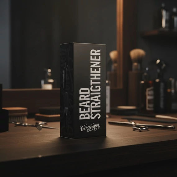 Dick Johnson Beard Straightener elektromos szakállegyenesítő kefe férfiaknak.