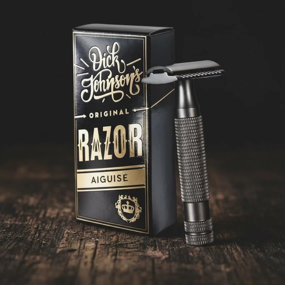 Dick Johnson Black Aiguise biztonsági borotva