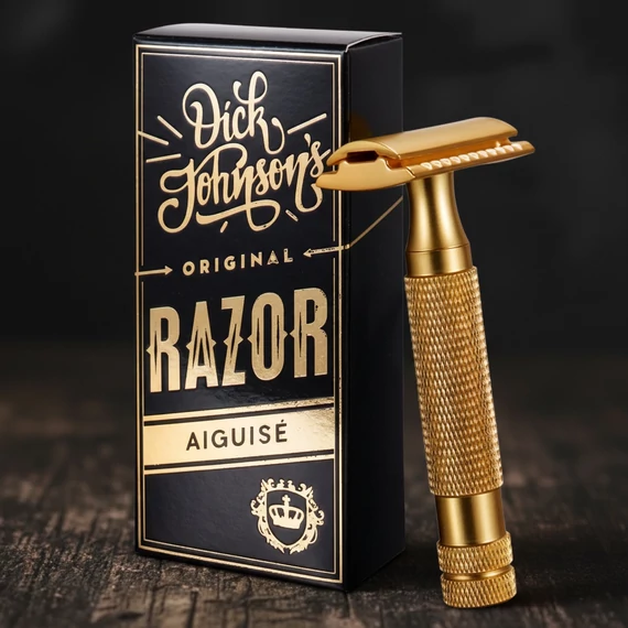 Dick Johnson Gold Aiguise biztonsági borotva