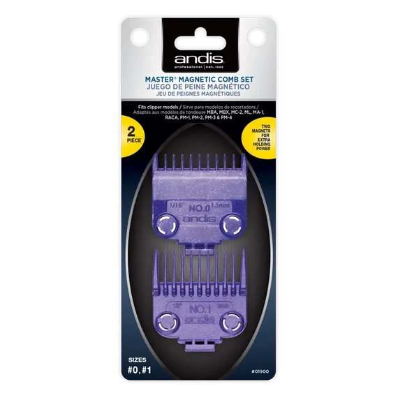 Andis Master dupla mágneses toldófésű szett
