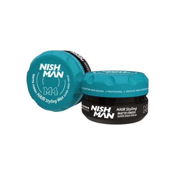 Nish Man hajformázó (M4) Matte Super Hold Wax (Travel Size) 30ml