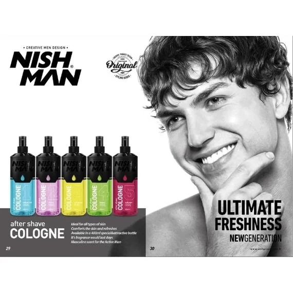 Nish Man After Shave Lotion Cologne 01 Antarctica borotválkozás utáni folyadék 400ml