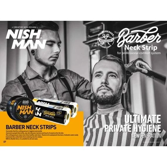 Nish Man Barber Neck Strips nyakpapír (5 tekercs/csomag)
