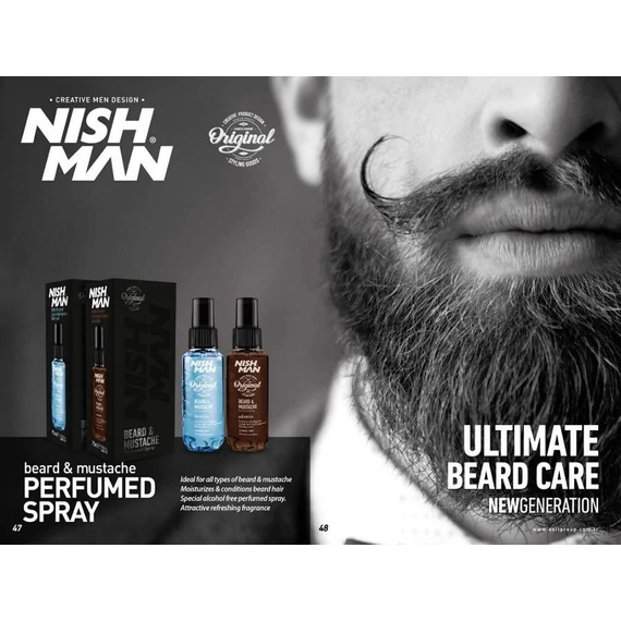 Nish Man Beard Perfume Adonis szakáll kondicionáló spray 75ml