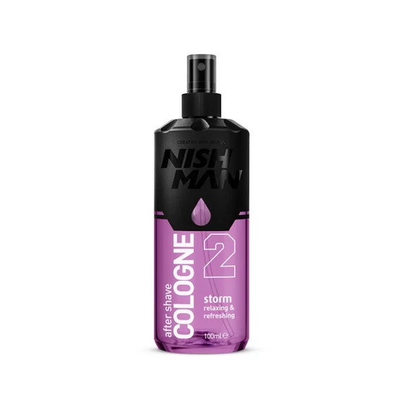 Nish Man After Shave Lotion Cologne 02 Storm 100ml