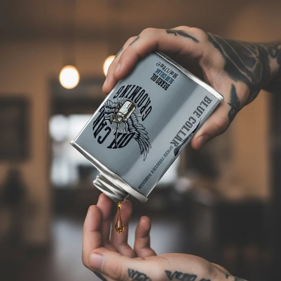 Oil Can Grooming Blue Collar Beard Oil szakállolaj