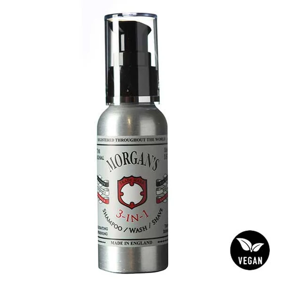 Morgan's 3 az 1-ben sampon, tusfürdő, borotválkozási folyadék 100ml