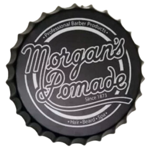 Morgan's Vintage óriás üvegkupak tábla Ø30cm

