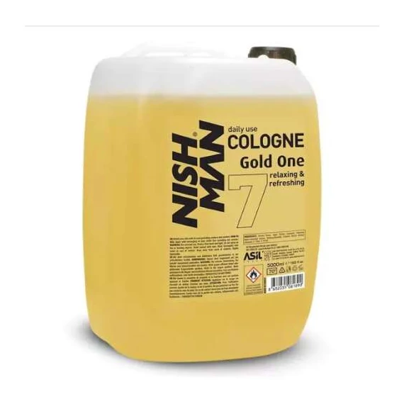 Nish Man After Shave Lotion Cologne 07 Gold One 5000ml (Pro Size)
