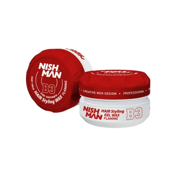 Nish Man hajformázó Aqua Gel Wax (B3) Flaming 150ml