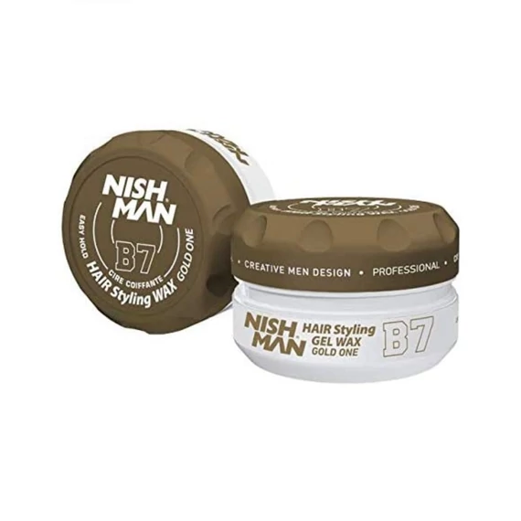 Nish Man hajformázó Aqua Gel Wax (B7) Gold One 150ml
