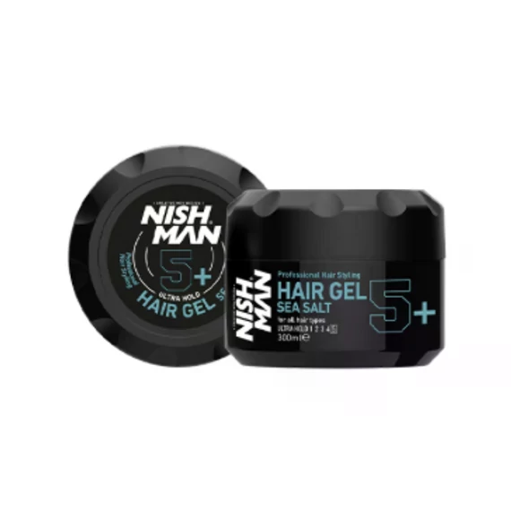 Nish Man hajformázó zselé 5+ Ultra Hold Sea Salt 300ml