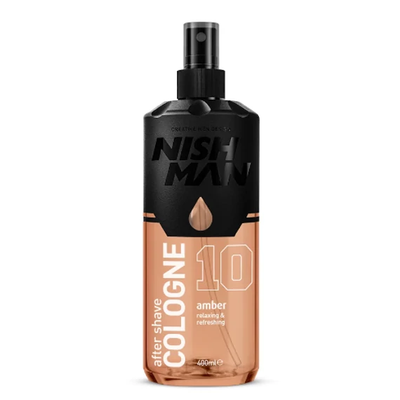 Nish Man After Shave Lotion Cologne 10 Amber borotválkozás utáni folyadék 400ml
