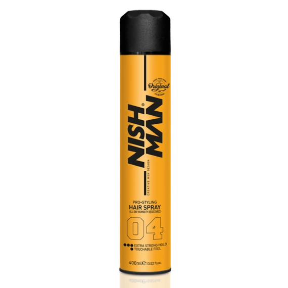 Nish Man Pro Styling Hair Spray (04) Extra Strong Hold hajlakk 400ml
