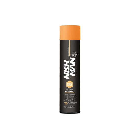 Nish Man Pro Styling Hair Spray (05) Ultra Strong Hold hajlakk 769ml (Pro Size)