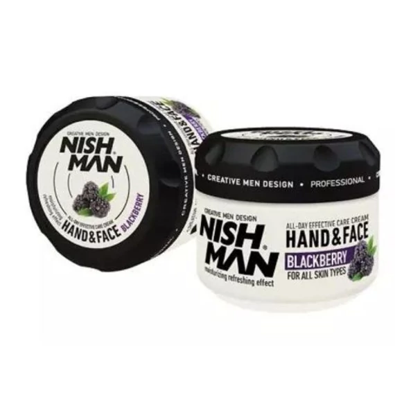 Nish Man Hand & Face Cream Blackberry kéz- és arckrém 300ml