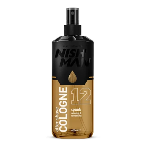 Nish Man After Shave Lotion Cologne 12 Spunk/X-Space borotválkozás utáni folyadék 400ml