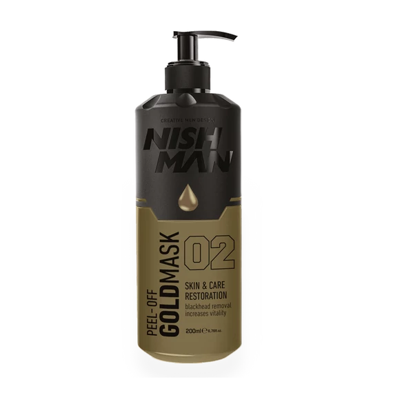 Nish Man Peel-Off arany arcmaszk 200ml
