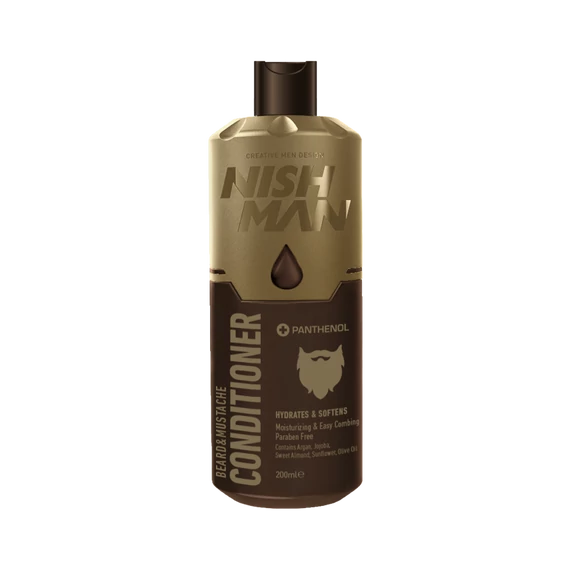 Nish Man Beard & Mustache szakáll és bajusz balzsam 200ml