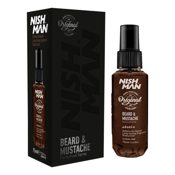 Nish Man Beard Perfume Adonis szakáll kondicionáló spray 75ml